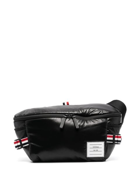 Thom Browne Leather Belt Bag in Black for Men