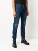 Dolce & Gabbana logo plaque distressed jeans