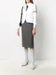 Image 2 of Thom Browne single-breasted stripe detail blazer