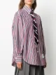 Thom Browne trompe l'oeil bar stripe necktie shirt