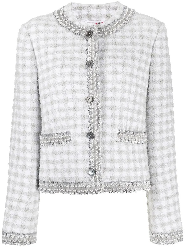 thom browne tweed jacket