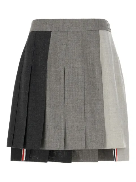 Thom Browne dropped back pleated mini skirt