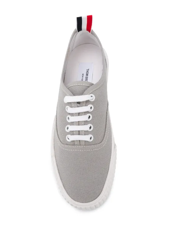 スニーカー THOM BROWNE Women Sneakers FFH292A00003 THOM BROWNE DONNA Bl Thom Browne Heritage Canvas Sneakers | Grey | FARFETCH