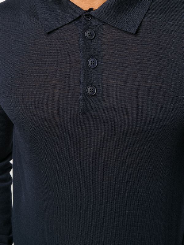 armani long sleeve polo shirt