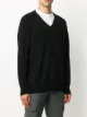 Ma'ry'ya Pullover mit V-Ausschnitt