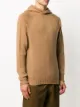 Ma'ry'ya Gestrickter Kapuzenpullover