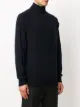 Ma'ry'ya Rollkragenpullover mit gerippten Details
