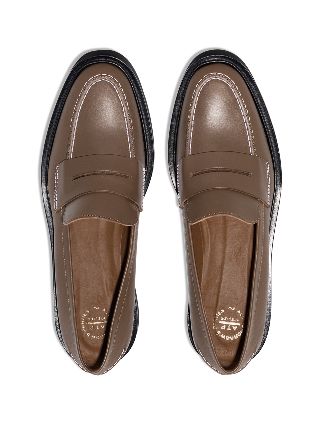 Monsano flatform leather loafers展示图