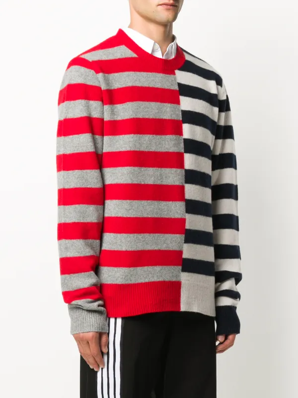 Helmut Lang colour-block Striped Jumper 