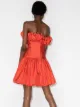 Carolina Herrera ruched mini dress