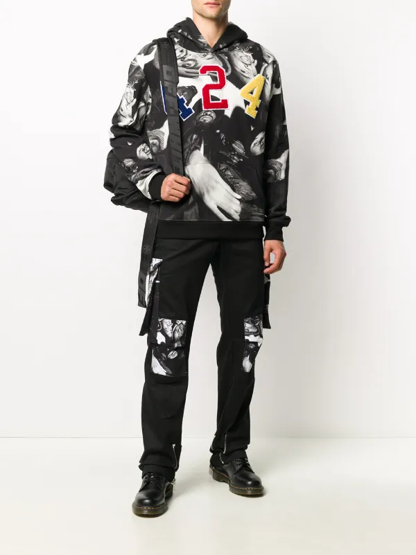 424 x Wu Tang photo-print Hoodie | Black | FARFETCH