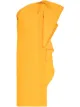 Image 1 of Carolina Herrera draped-detail one-shoulder midi dress