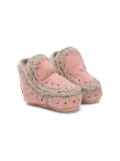 Mou Kids shearling snow boots - Pink