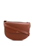 A.P.C. Geneve flap shoulder bag - Brown