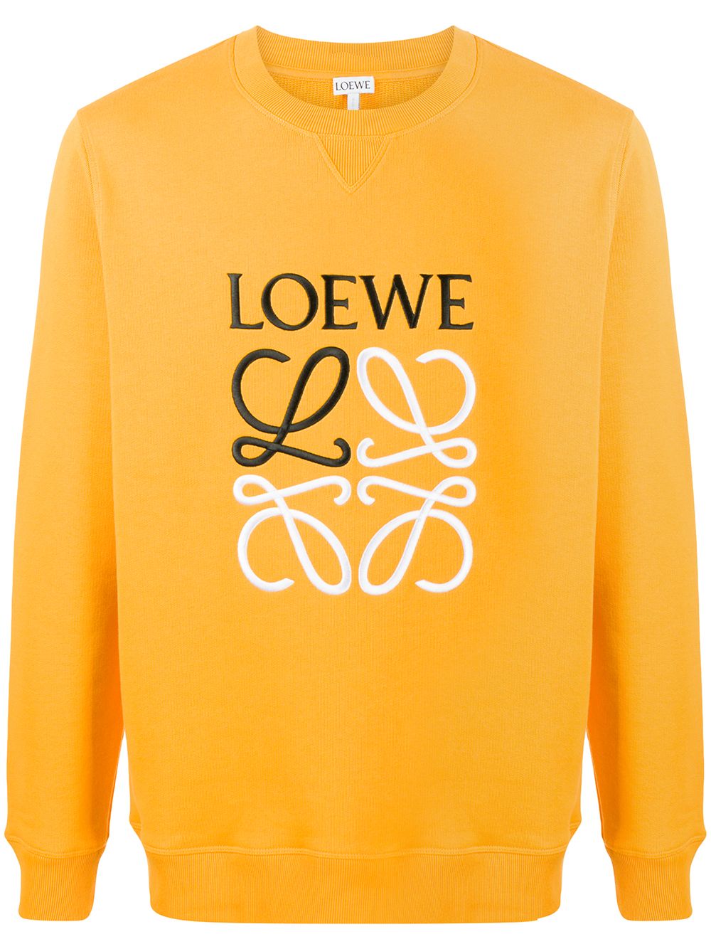 фото Loewe толстовка с вышивкой anagram