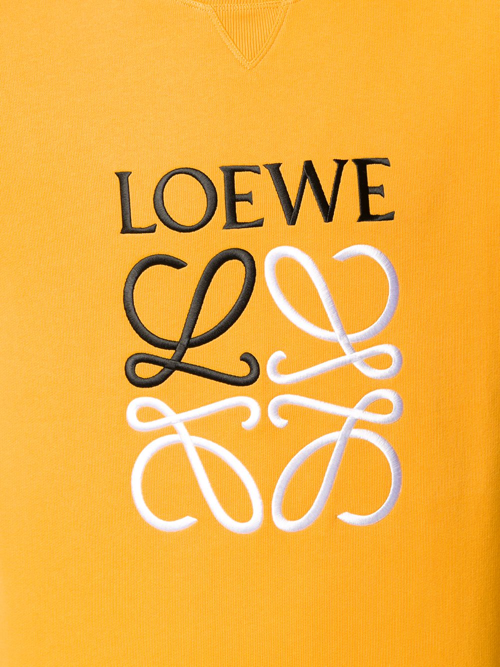 фото Loewe толстовка с вышивкой anagram