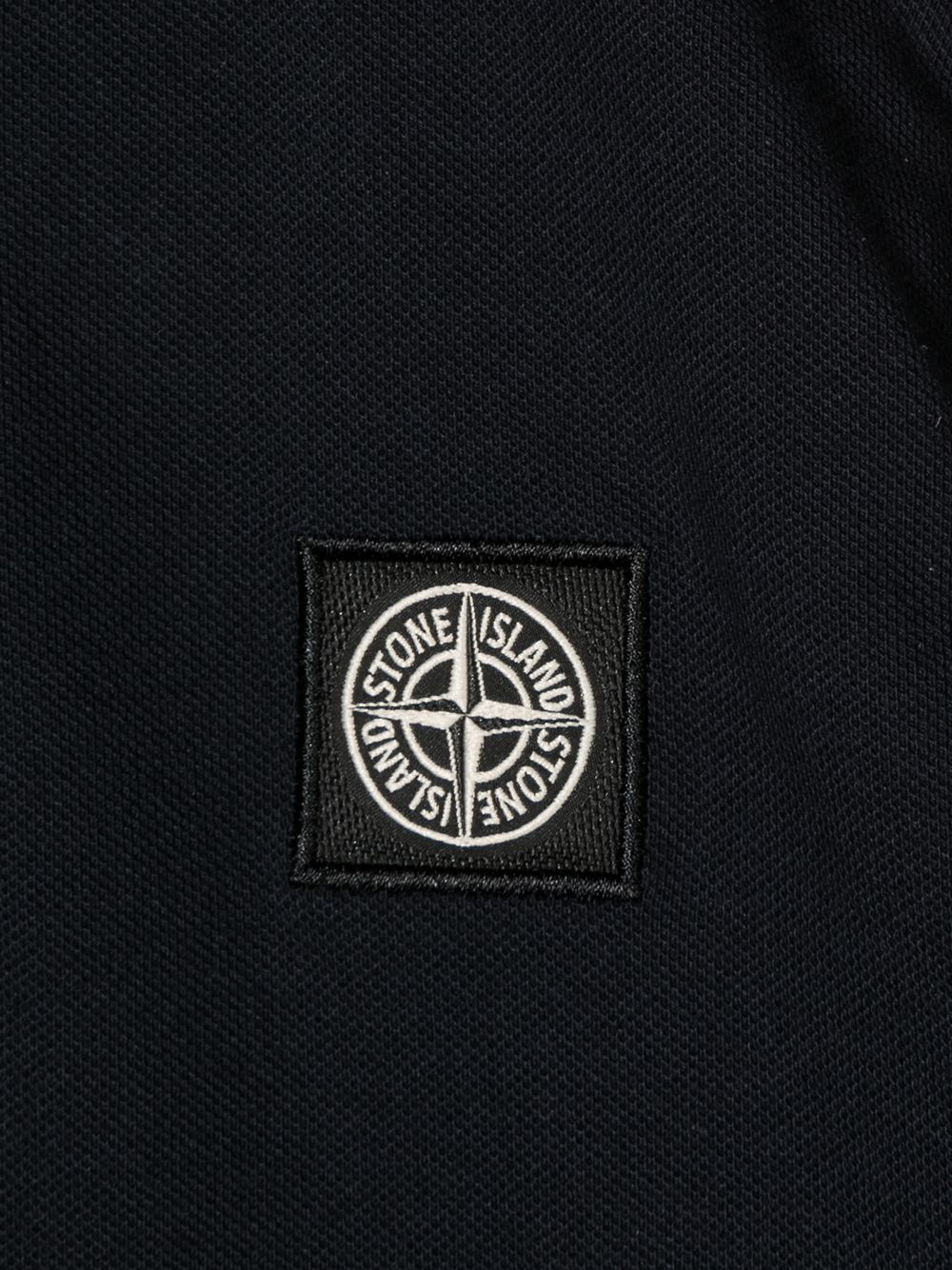 фото Stone island junior рубашка поло с нашивкой-логотипом