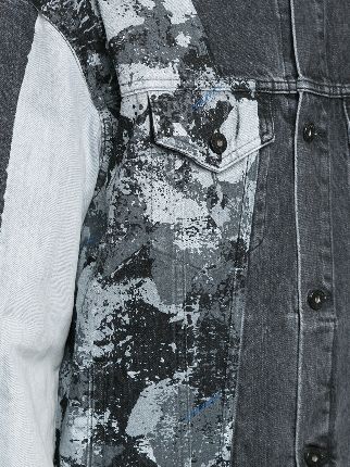 patchwork denim jacket展示图