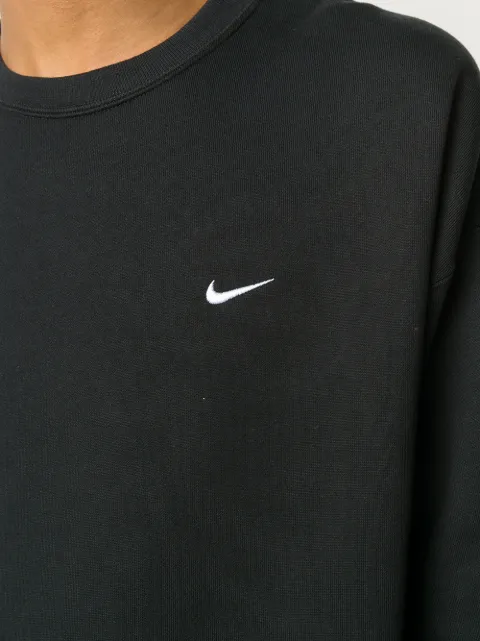 Nike logo embroidered sweatshirt Clearance