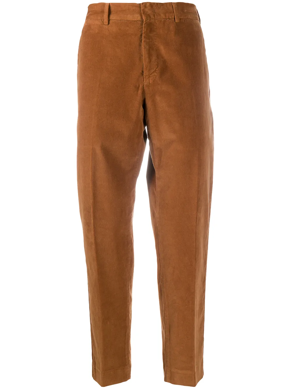 Click to view more detailed imagery on our partner's website Pt01 Cropped Tapered Leg Trousers In Brown