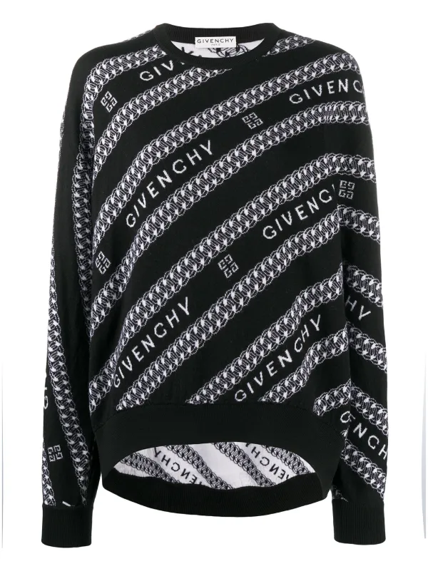 givenchy jumper black and white