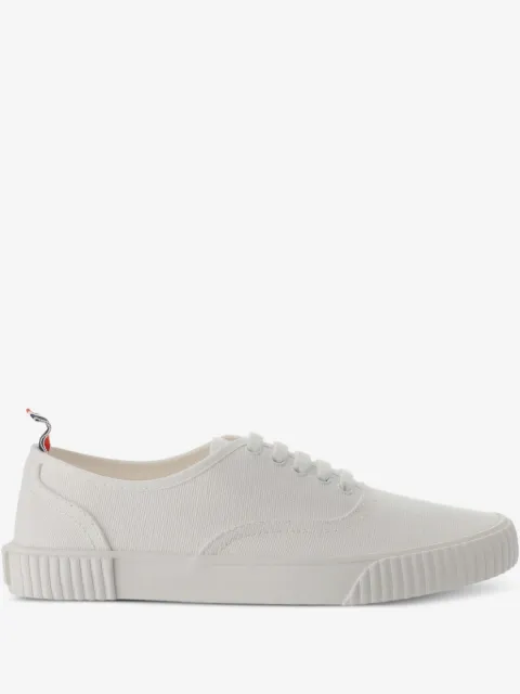 Thom Browne canvas vulcanized sole heritage sneakers