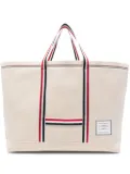 Thom Browne medium Tool tote bag - White