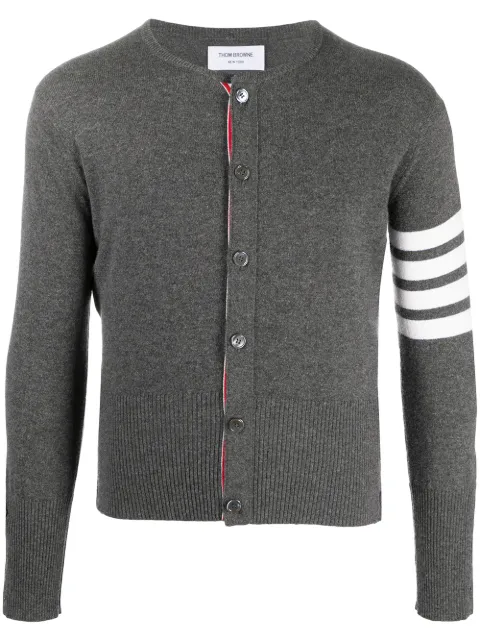 Thom Browne cárdigan con motivo 4-Bar