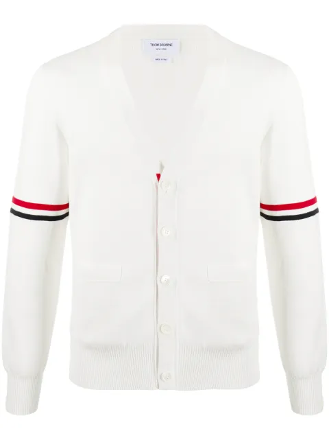 Thom Browne cárdigan con motivo 4-Bar