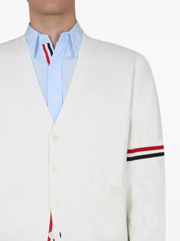 Thom Browne 4BAR トリコロール カーディガン 通販 - FARFETCH