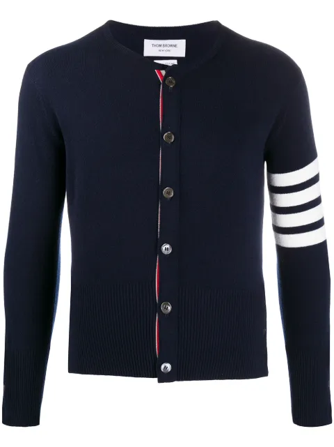 Thom Browne 4-Bar crew neck cardigan
