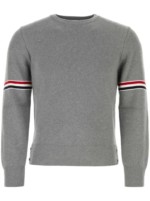 Thom Browne Milano stitch crew neck jumper