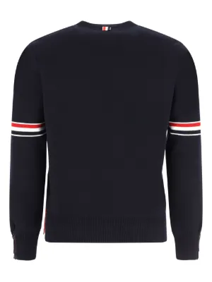 【トムブラウン】 Sweaters & Knitwear - Sweatshirts シャツ Thom Browne Engineered 4-Bar Jersey Sweatshirt | Grey | FARFETCH
