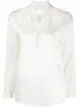 Image 1 of Fabiana Filippi feather-embellished satin blouse