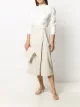 Image 2 of Fabiana Filippi feather-embellished satin blouse