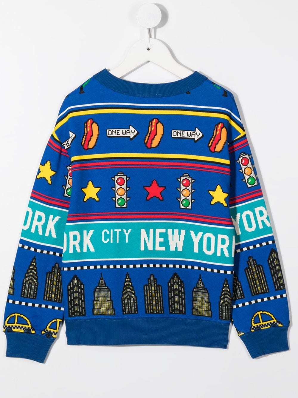 фото The marc jacobs kids свитер с принтом new york city