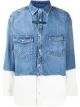 Image 1 of Givenchy bleached denim shirt