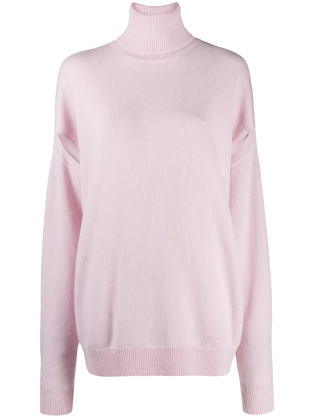 Click to view more detailed imagery on our partner's website Givenchy Convertible Cashmere Turtleneck Sweater In Pink