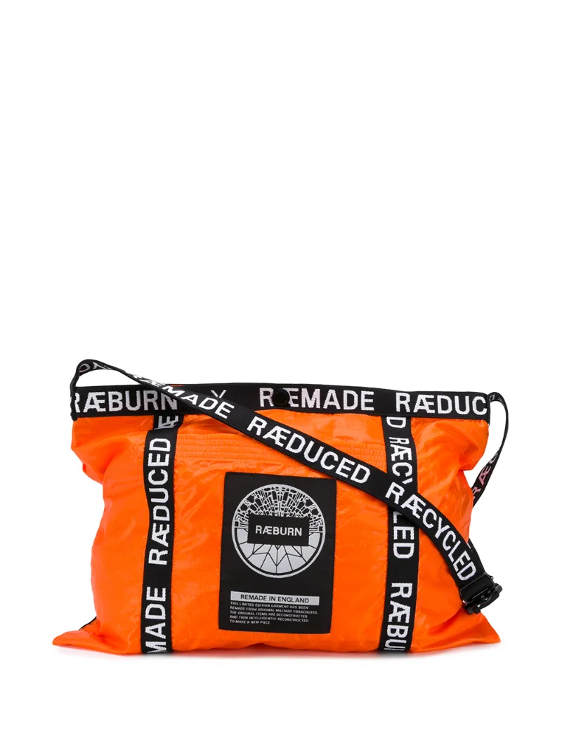 Click to view more detailed imagery on our partner's website Raeburn Parachute Sling Bag In Orange