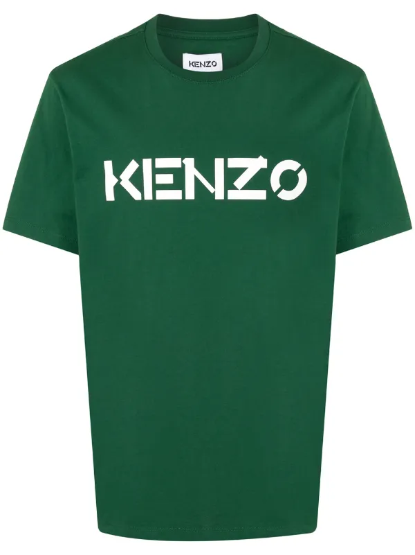 Kenzo Logo Print T Shirt Farfetch