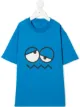 Image 1 of Stella McCartney Kids Emoji Face crew-neck T-shirt