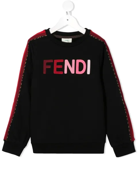 Fendi Kids raised-logo sweatshirt