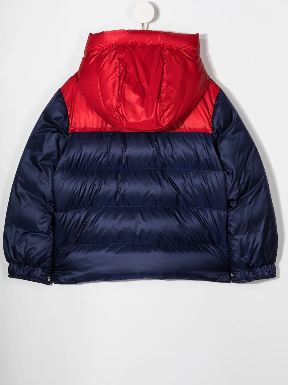 Moncler Enfant Donsjack met colourblocking - Blauw