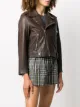 GANNI Cropped bikerjack