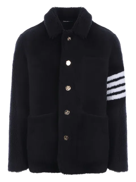 Thom Browne 4-Bar shearling jacket
