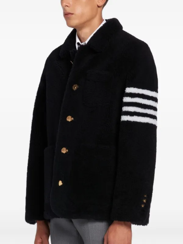 Thom Browne　4BAR ムートンジャケット Thom Browne 4BAR ムートンジャケット 通販 - FARFETCH