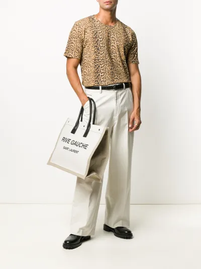 leopard print T-shirt | Saint Laurent 