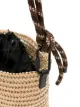 Osklen Bolsa mini bucket palha e corda