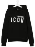 DSQUARED2 KIDS TEEN Icon logo hoodie - Black