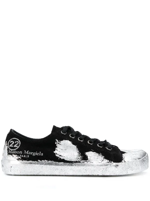 silver maison margiela sneakers